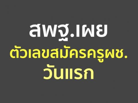 สพฐ.เผยตัวเลขสมัครครูผช.วันแรก โดยมีตำแหน่งว่างบรรจุได้ 6,437 อัตรา ใน 61 สาขา