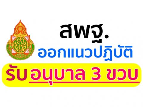 สพฐ.ประกาศหลักเกณฑ์และวิธีการนับอายุเด็ก และแนวปฏิบัติรับเด็กเข้าเรียนอนุบาล 3 ปี 