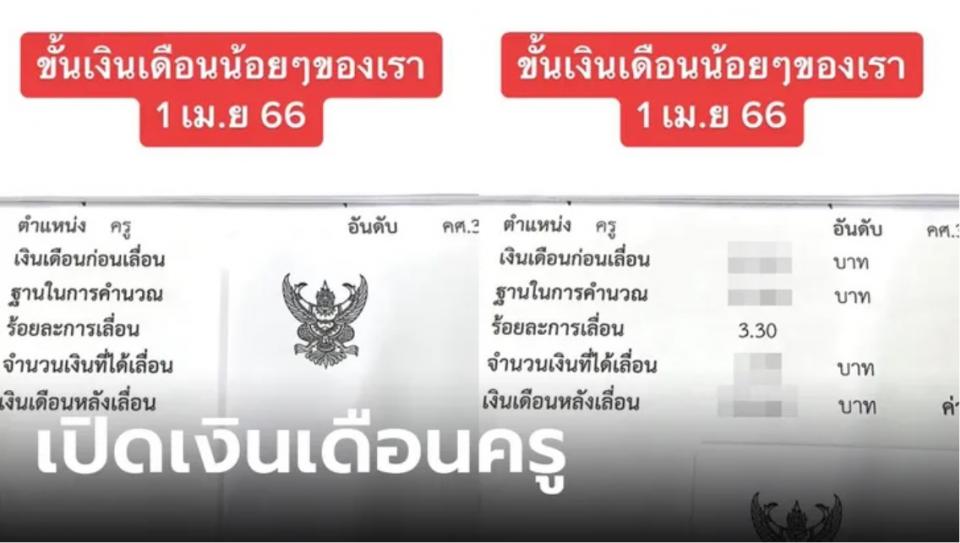 คุณครูมาเฉลยเอง! ข้าราชการครูอายุงานกว่า 14 ปี ได้เงินเดือนกี่บาท