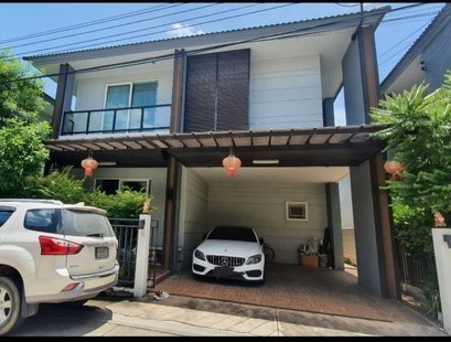 บ้านเดี่ยว 3 ห้องนอน 3 ห้องน้ำ ต่อเติมห้องแม่บ้าน หมู่บ้าน ธารา ราชพฤกษ์-ปิ่นเกล้า 