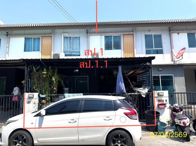 ขายทาวน์เฮ้าส์ปทุมธานี โครงการ บ้านพฤกษา 111 (รังสิต-บางพูน2)  อำเภอเมืองปทุมธานี