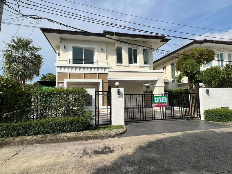 ขายบ้านพร้อมอยู่ เข้าพักได้เลย โครงการหมู่บ้าน เดอะซิตี้ พระราม 5 - ราชพฤกษ์ ราคาดีต่ำกว่าราคาตลาด ใกล้วงเวียนพระราม 5 ขึ้นทางด่วนสะดวกสบาย