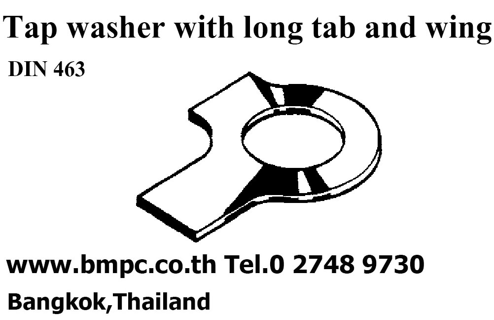 Tab washer, Tab washer with long tab, Tab washer with long tab and wing, Disc sping
