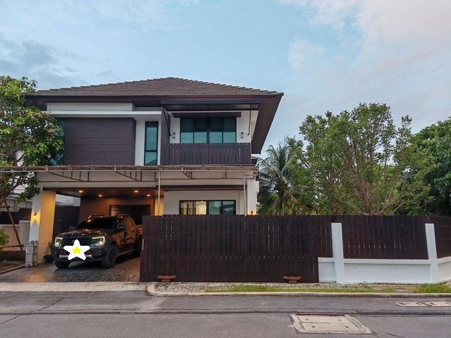 ให้เช่าบ้านเดี่ยว 2 ชั้น 69 ตร.ว. เลค วิว พาร์ค วงแหวนบางนา ตรงข้าม Mega Bangna