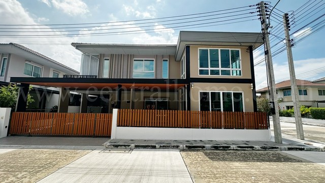 บ้านเดี่ยว ฮาบิเทีย บอนด์ ราชพฤกษ์ เฟอร์ครบ พร้อมอยู่ หลังมุม ใกล้ MRT บางรักน้อยท่าอิฐ