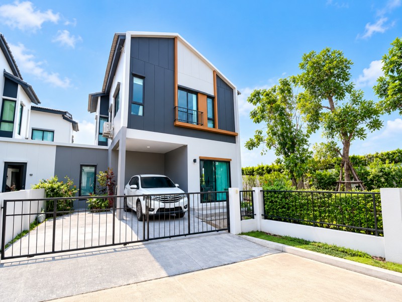 บางนา บางบ่อ บ้านแฝดหลังมุม เช่า-ขายฟังก์ชั่น 3นอน 3น้ำ ใกล้โลตัสบางบ่อ 600ม.ไปรษณีย์บางบ่อ ที่ดิน 50.9ตร.ว.พื้นที่ใช้สอย 147ตร.ม.บ้านสวย