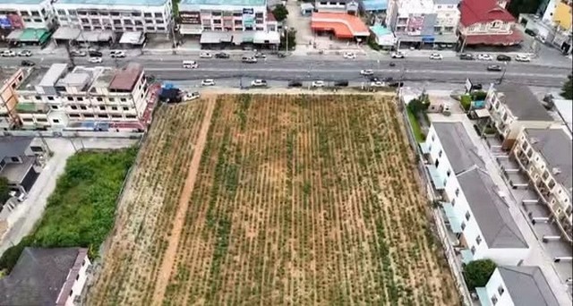 ขายที่ดิน ทำเลทอง 7-2-77 ไร่ ผังเมืองสีส้ม ใจกลางศรีราชา ชลบุรี
