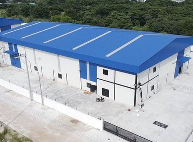  โกดังสร้างใหม่ บนที่ดิน 4 ไร่ ขนาด 2,000 ตรม.ไฟฟ้า 315 kva หนองบอนแดง บ้านบึง ชลบุรี