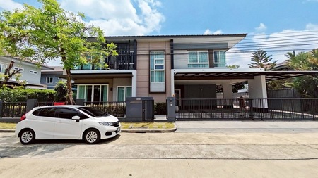 ให้เช่า บ้านเดี่ยว หมู่บ้าน ลัดดารมย์ บางนา กม.7 ใกล้Megaบางนา  TEL  095-164-2956
